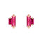 Amalfi Double Stack Red Mix Studs - 1